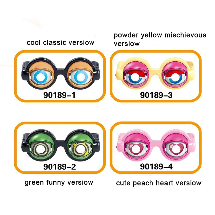 Novelty Funny Crazy Wink Eyes Glasses Toy for Adult and Kids Sunglasses