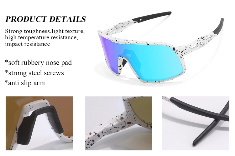 Adult Fishing Glasses Color Mirror Lens 100% UV400 Blocking Sports Sunglasses Polarized