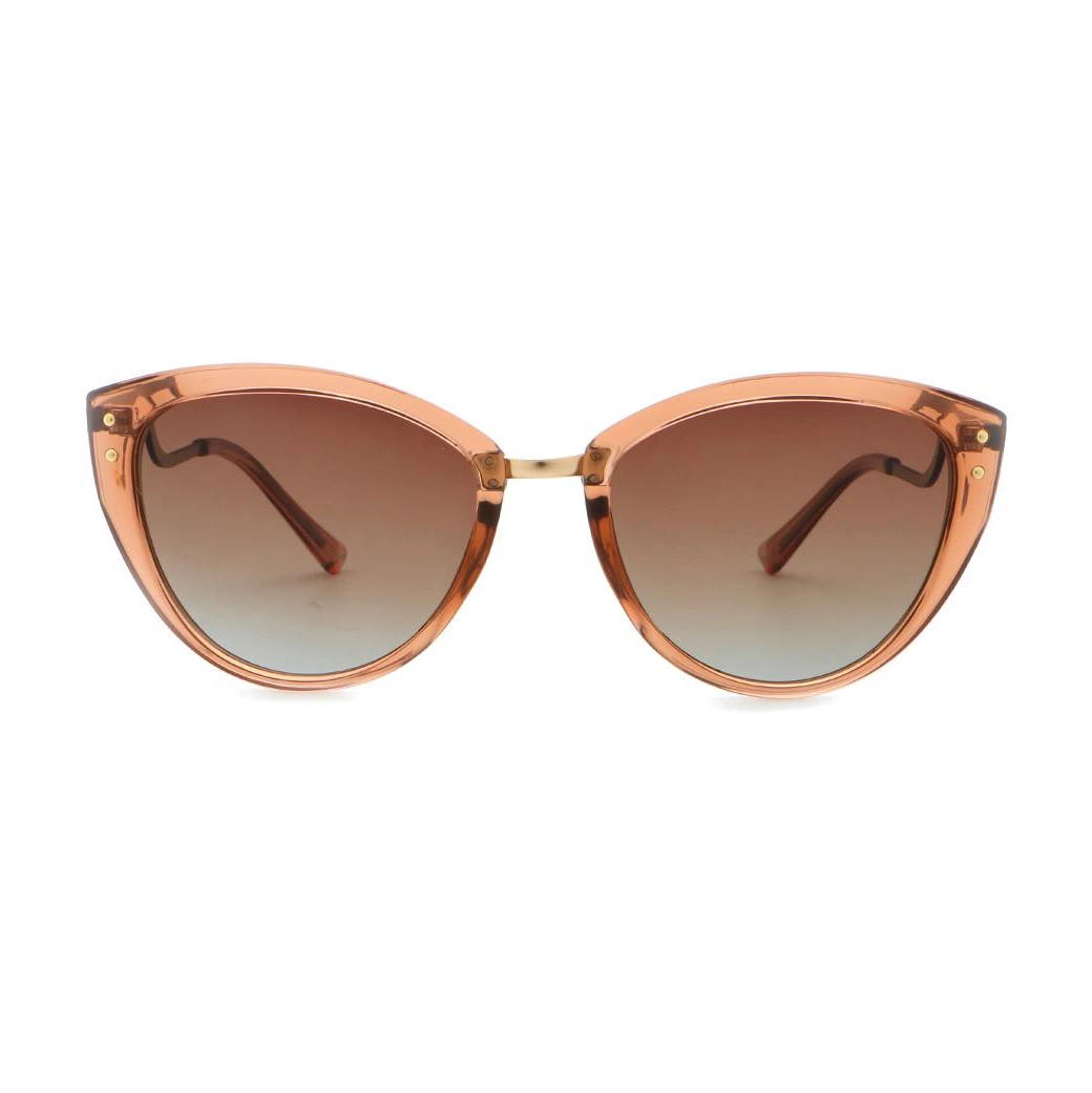 Fashionable Design Sun Glasses for Adult Customized Metal PC Frames Trendy UV400 Sunglasses
