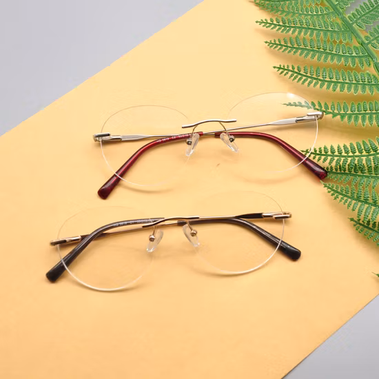 Anti Blue Light Blocking Glasses Rimless Glasses Square Protect Your Eyes