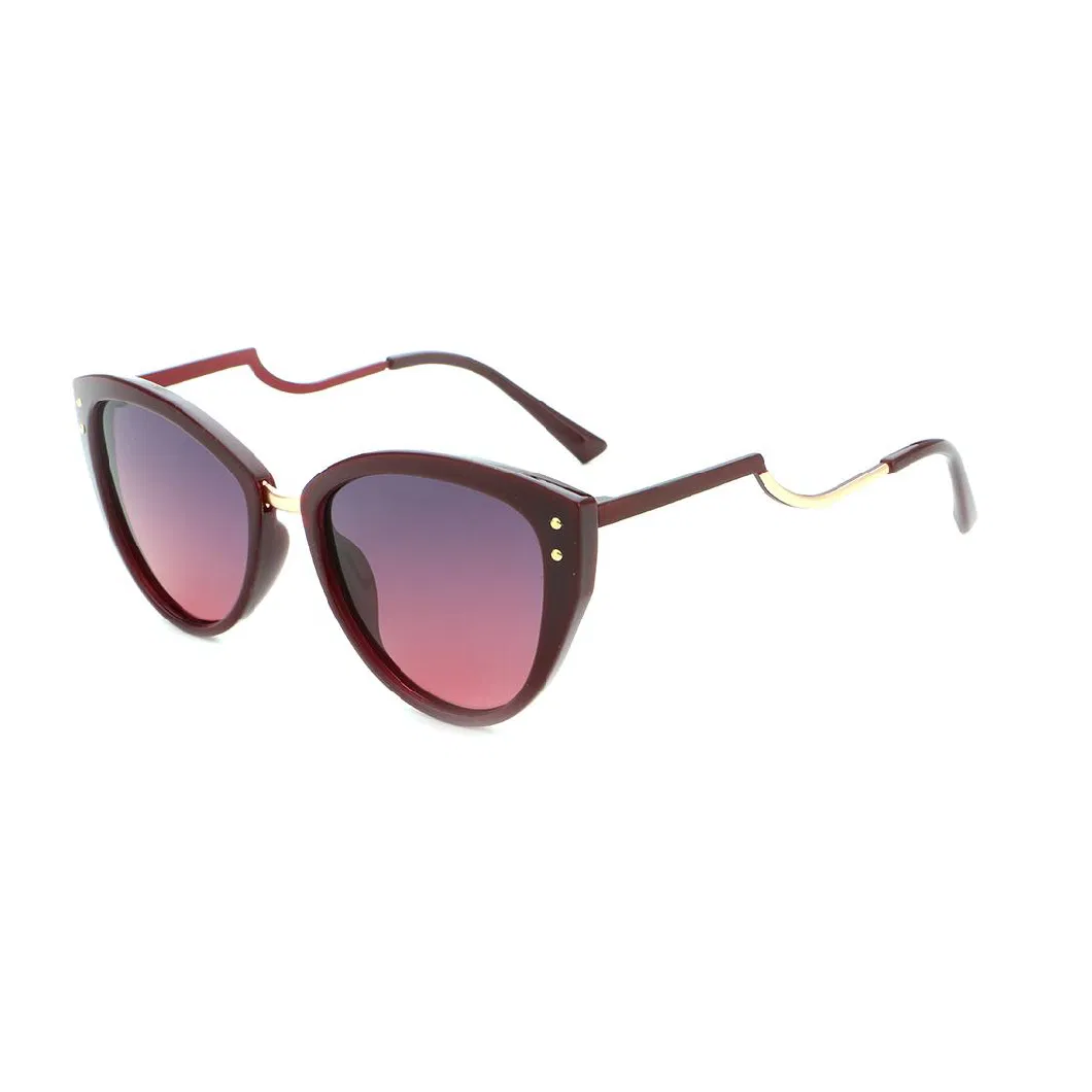 Fashionable Design Sun Glasses for Adult Customized Metal PC Frames Trendy UV400 Sunglasses