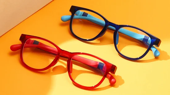 Amazon ベストセラーメガネフレーム中国 UV400 ファッション柔軟な軽量 Tr90 保護コンピュータ抗ブルーライトメガネ子供用