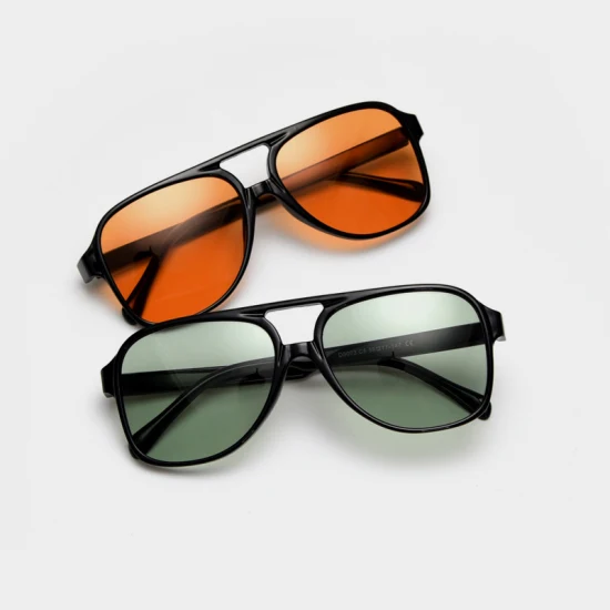 工場サプライヤー熱い販売カスタムロゴカラフルな偏光眼鏡ファッションクラシックキャットアイ UV400 サングラス
